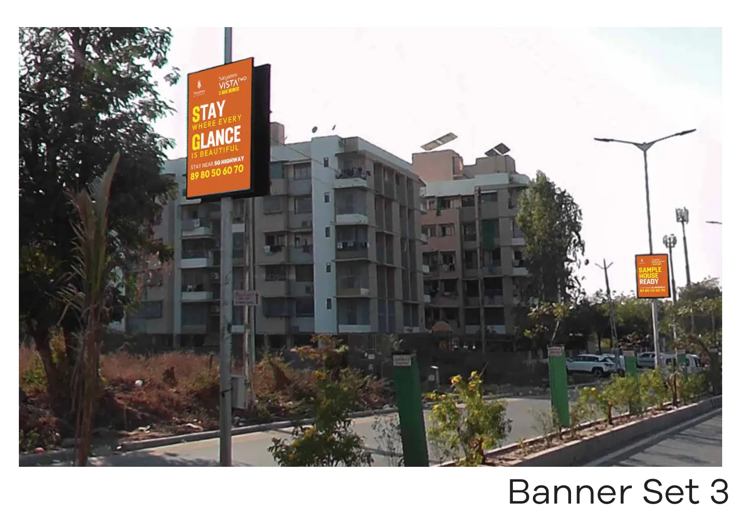Selected banner layout III