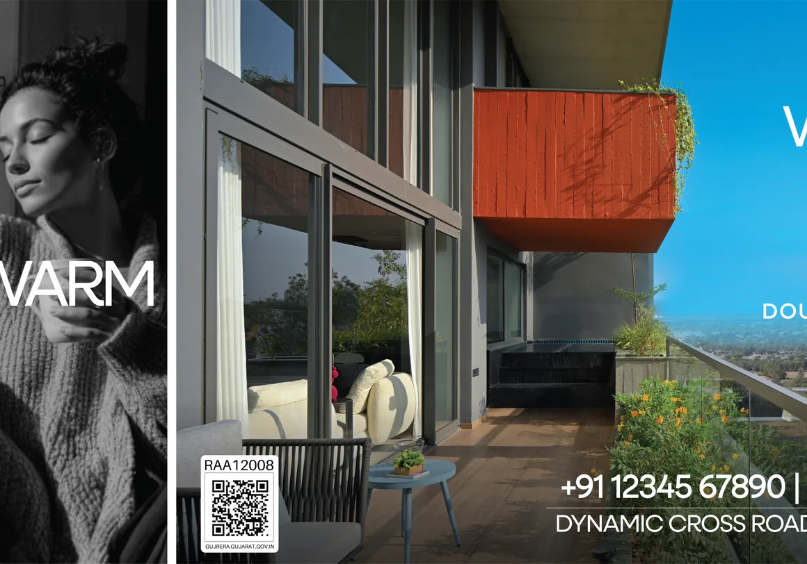 Verdana environmental branding and site artwork